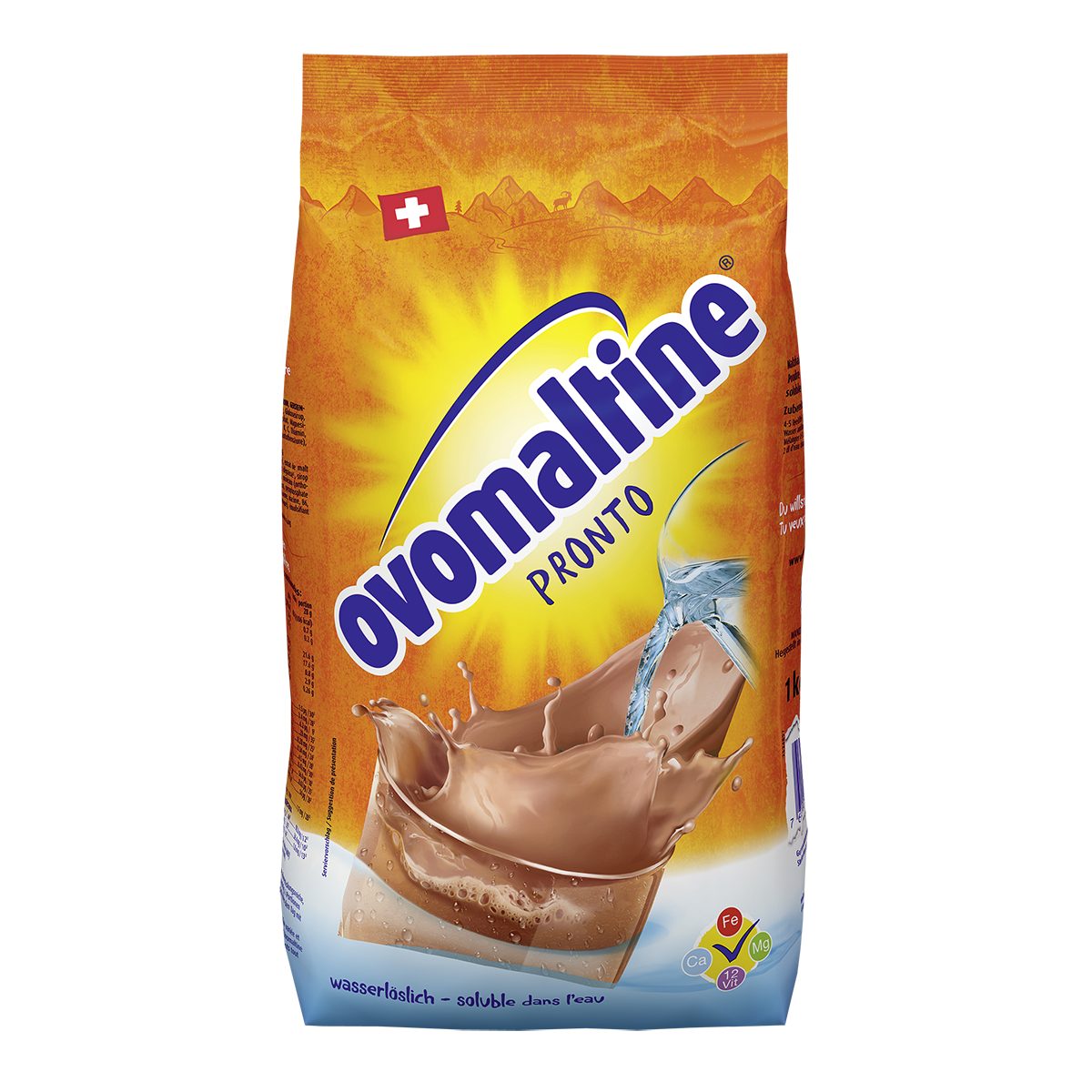 Ovomaltine Pronto - Kakaopulver für Wasser